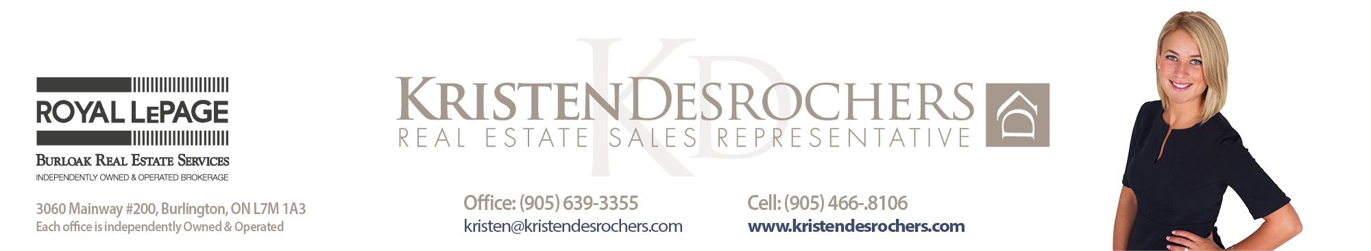 Kristen Desrochers - Burlington Real Estate